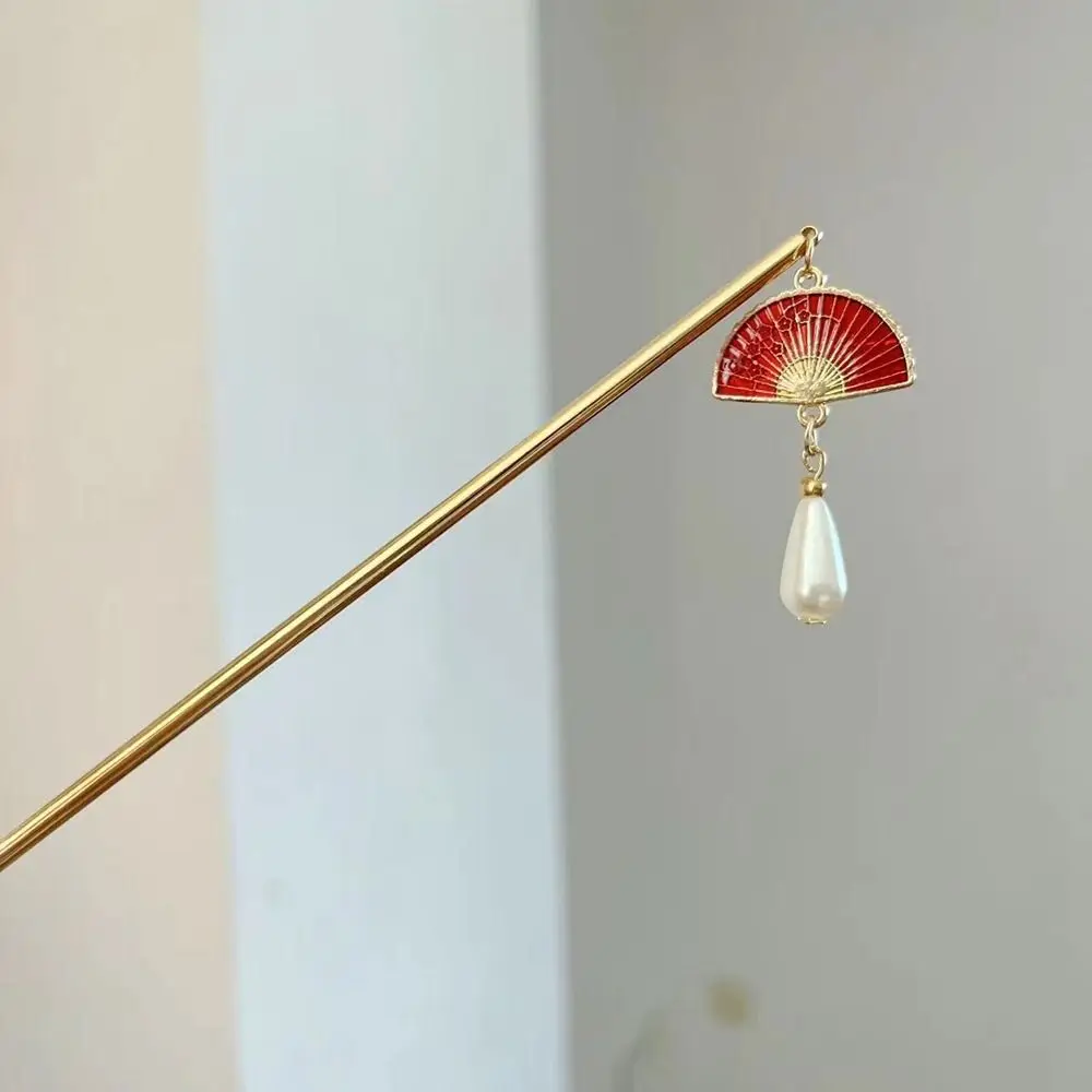 

Аксессуары для волос для девочек, древние головные уборы с кисточками, головные уборы в китайском стиле, веер Ханфу, палочки для волос, заколка в древнем стиле, металлическая заколка для волос