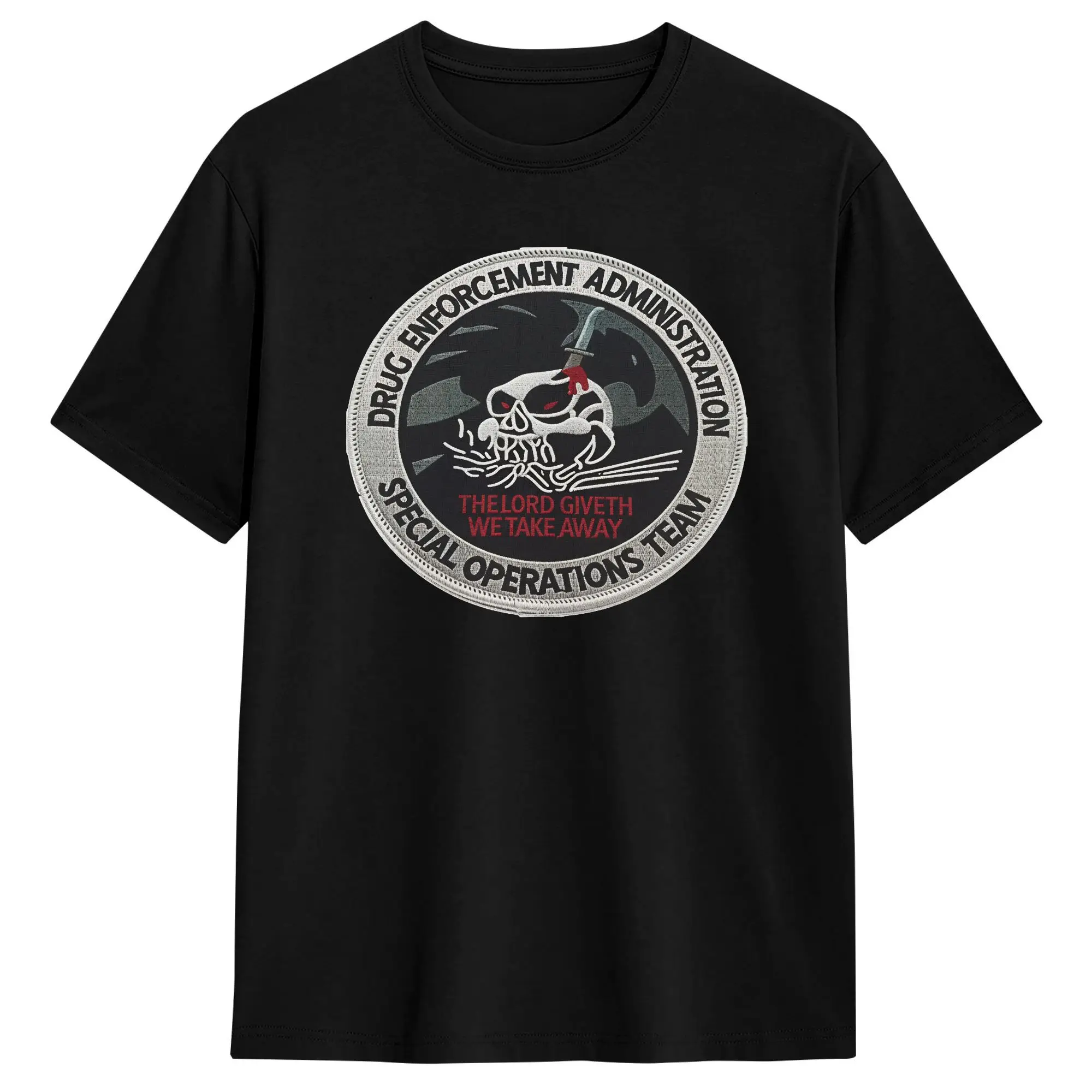 Men's DEA Drug Enforcement Administration T Shirt 100% Cotton Clothes Vintage Short Sleeve Round Collar Tee Shirt 5XL T-Shirt