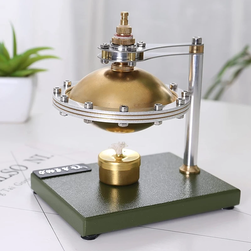 Hot Air Stirling Engine Motor Model,DIY Unassembled Steam Flying Saucer Engine Science Experiment Toy