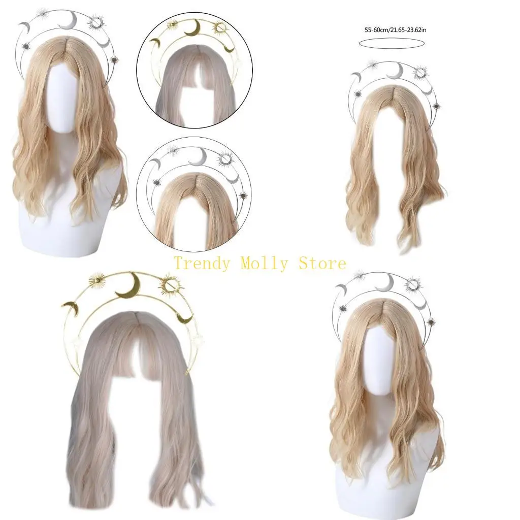 

N5KB повязка на голову с короной для женщин, винтажная повязка для волос в стиле барокко, вечерние головные уборы для свадебного