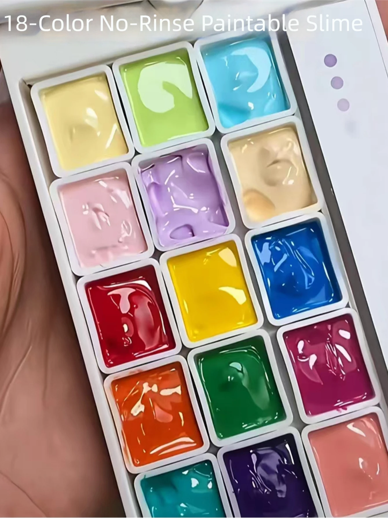 18-Fächer-Schmetterlings-Palette, mehrfarbiges Patting-Gel, 2026, neue, hochsättigende Farben, kein Ablenken, Transfer-Malerei, Farbverlauf-Nagelgel – Detail 15