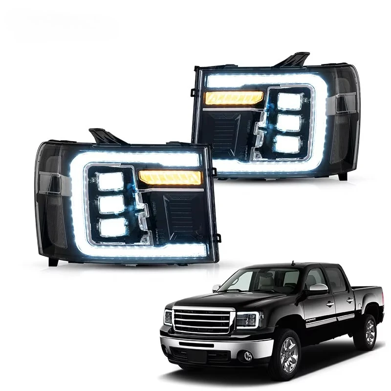 Factory LED Headlight  SLE 2007-2013 Body Kit Accessories Car Part Auto Sequential Headlamp Lighting