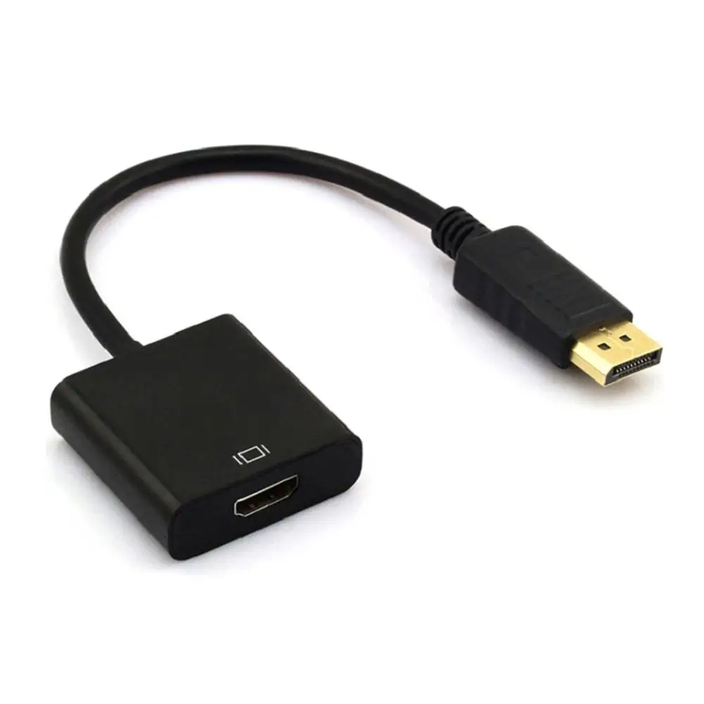 สายอะแดปเตอร์ DP ไปยังหัวแปลงสัญญาณ HDMI แปลง DP เป็น HDMI ไปยังสายเคเบิลดิจิทัลตัวเมีย1080P ทีวี DisplayPort สาย HDMI HD P1B3