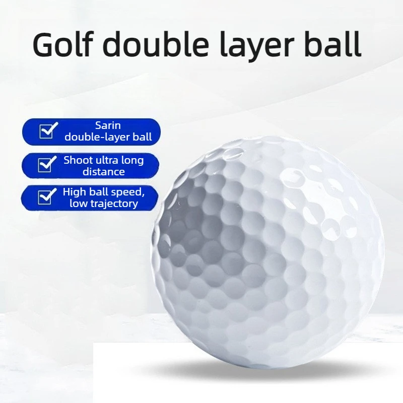 42.7MM long-distance durable golf practice ball, golf double layered competition ball,golf double layered sarin competition ball