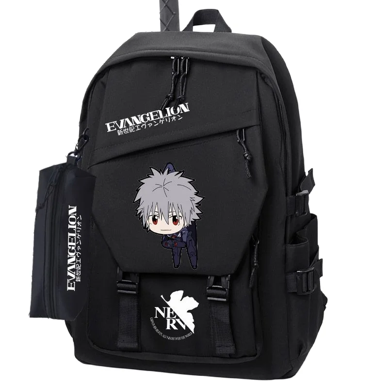 Neon Genesis Evangelion EVA No. 1 Children\'s Cartoon Cute School Bag Creative Personality Large Capacity Casual Fashion Backpack