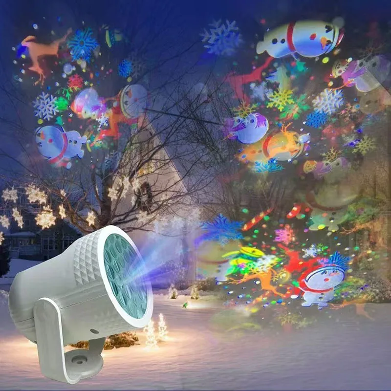 Kids Bedroom Cartoon Ocean LED Projector Lamp, Christmas Night Light, Party Stage Holiday Decoration view 6