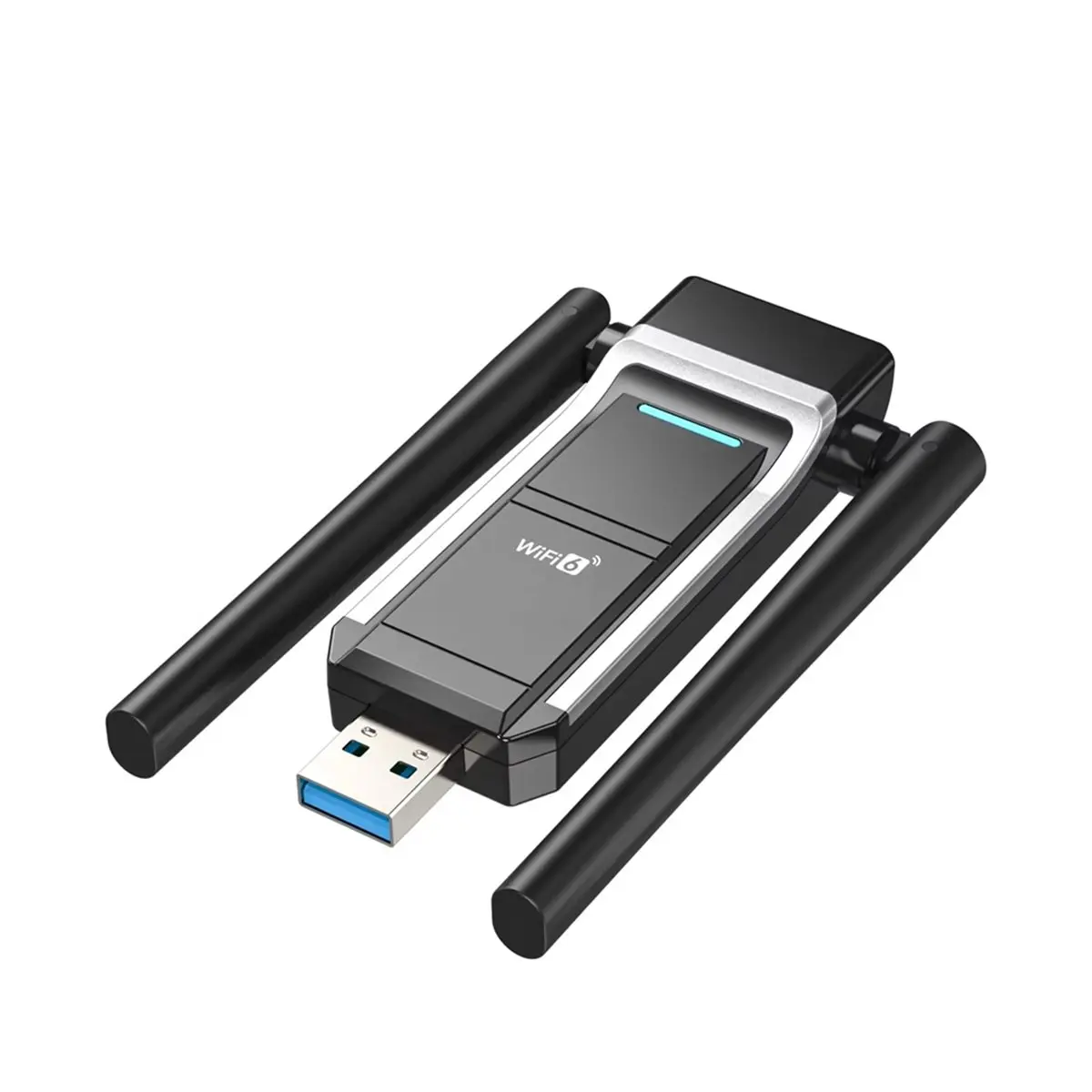 A003 EP-AX1693S WiFi6 AX1800 USB 3.0 Wireless WiFi Adapter High Gain Dual Antenna Stronger Signal 5GHz/2.4GHz WiFi Adapter