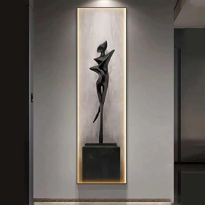 الحديثة مجردة شخصية الفن الديكور LEDWall ضوء شريط طويل غرفة المعيشة غرفة نوم الممر غرفة المعيشة ديكور المنزل الخفيفة #2