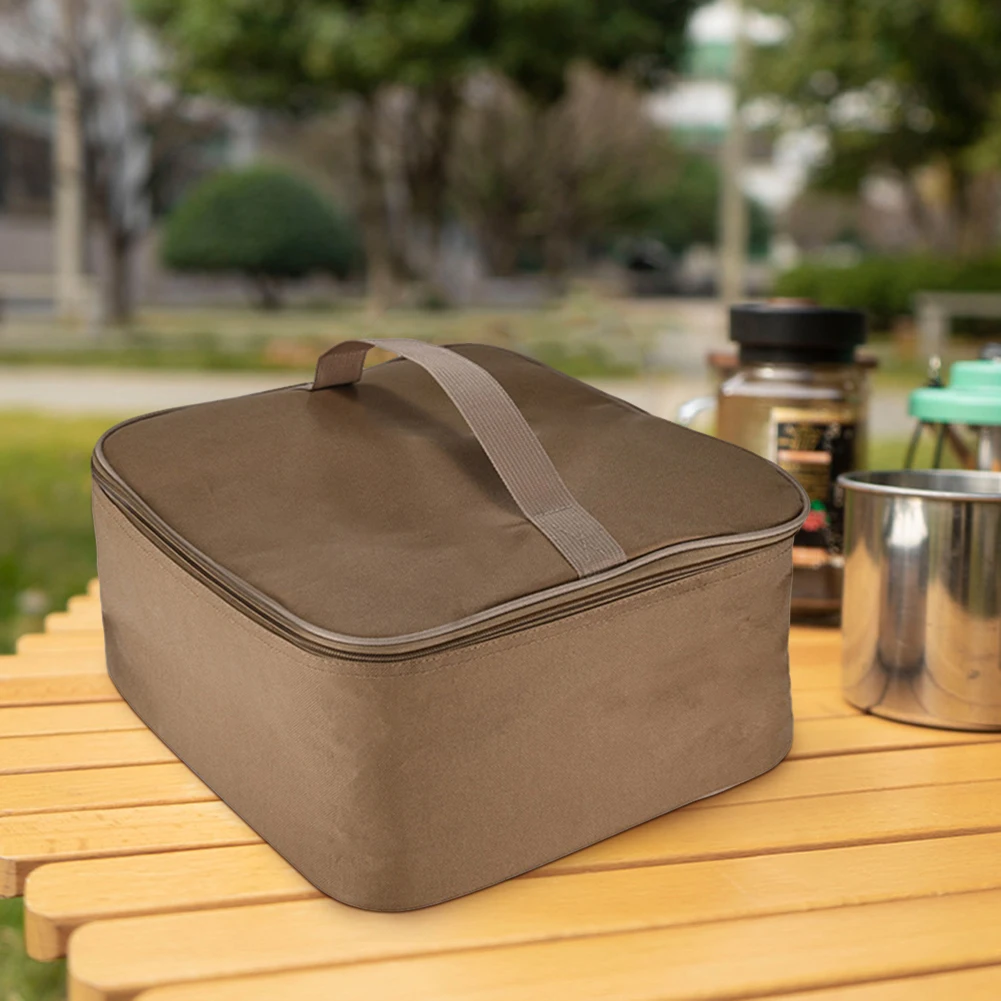 Gas Stove Canister Pot Carry Bags Oxford Cloth Cookware Utensils Organizer Versatile Wear for Outdoor Camping Picnic