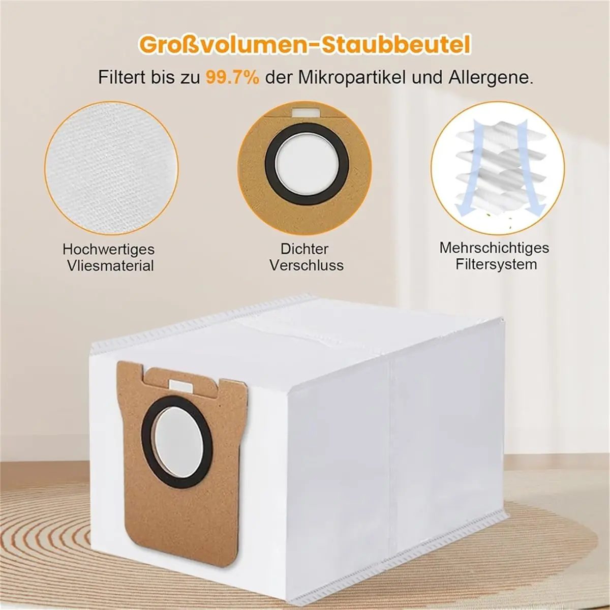 Accessory Set for X20+ / X10 Plus Robot Vacuum Cleaner Main Brushes Dust Bags Filters Side Brushes Mop Pads