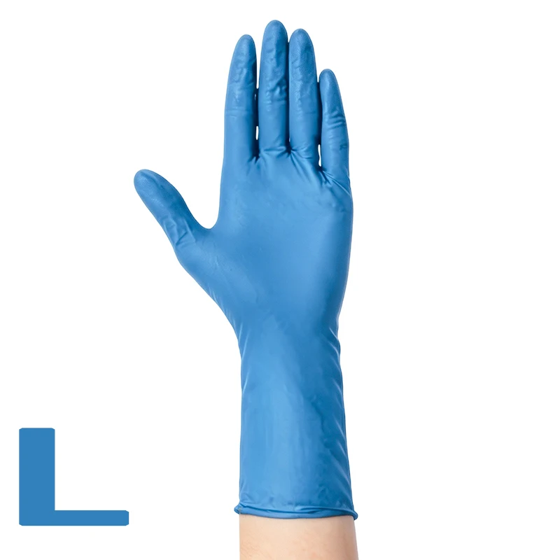 11,4-inch wegwerp nitrilhandschoenen, waterdicht en oliebestendig, perfect voor het afwassen en schoonmaken van de keuken.