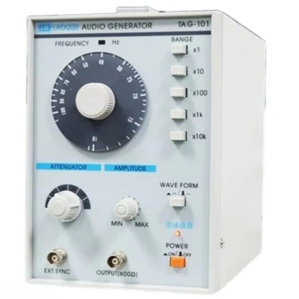 TAG‑101 Low Frequency Audio Signal Generator 10Hz‑1MHz Precision Signal Source Laboratory Industrial Testing Equipment 100‑240V