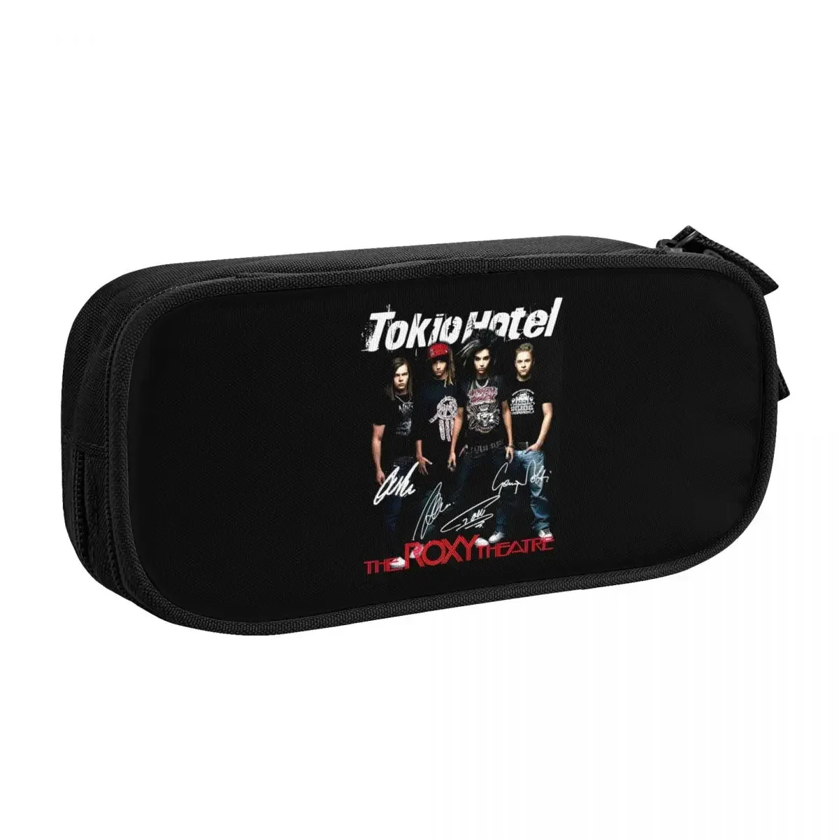 The Band Tokio Hotel Pencil Cases for Boy Girl Big Capacity Pop Rock Pen Bag Box Stationery