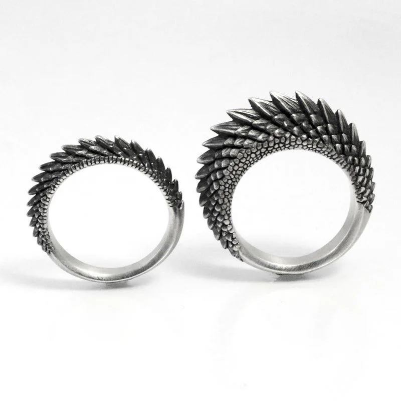 2023 nuevo anillo de aleación Retro de lagarto camaleón rojo, azul, verde, personalidad, gótico, abierto, anillo creativo, joyería