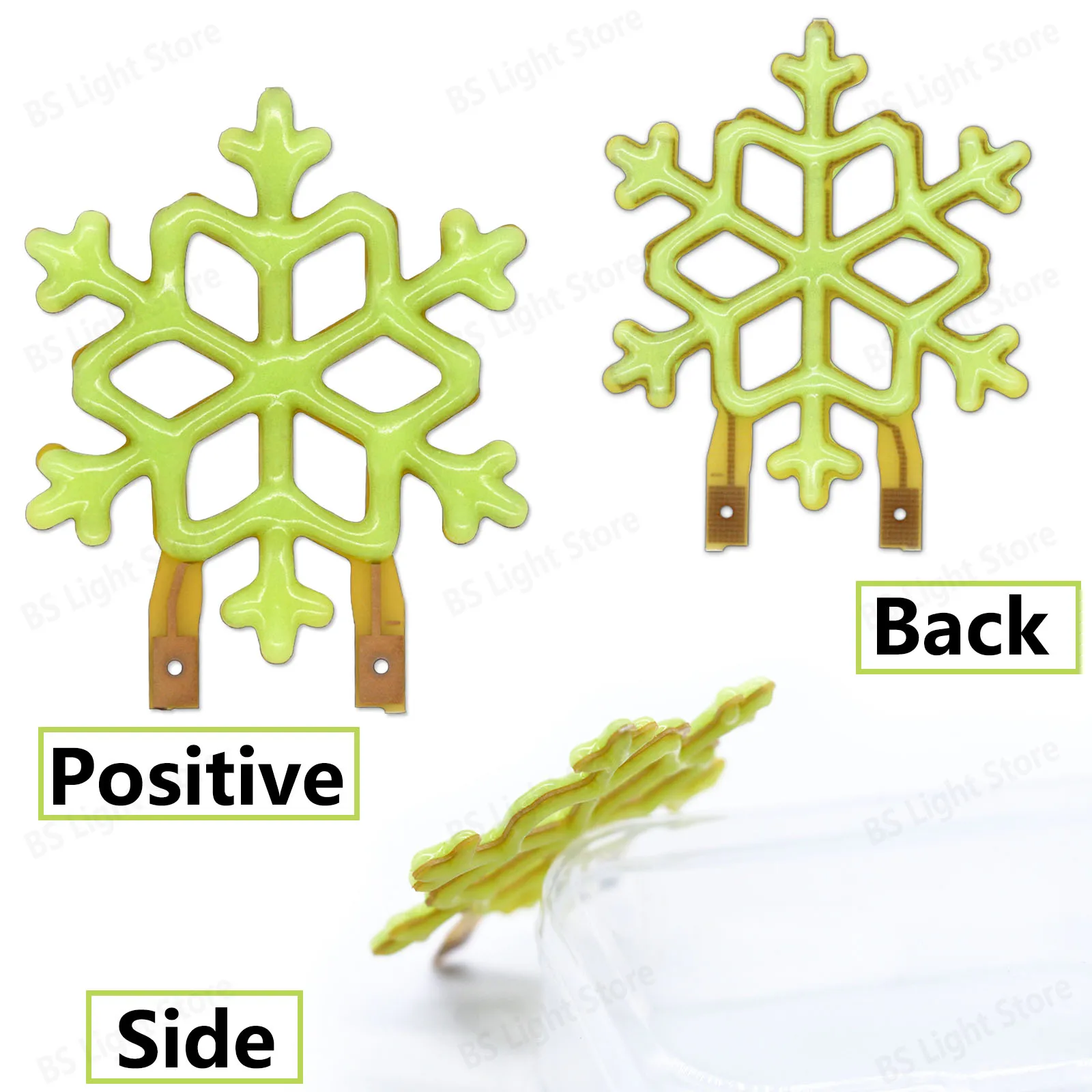 LED Filament DC3V Ice Blue Snowflake Warm Color Teddy Christmas Tree Christmas Light Source Bulb Lighting Filament Accessories