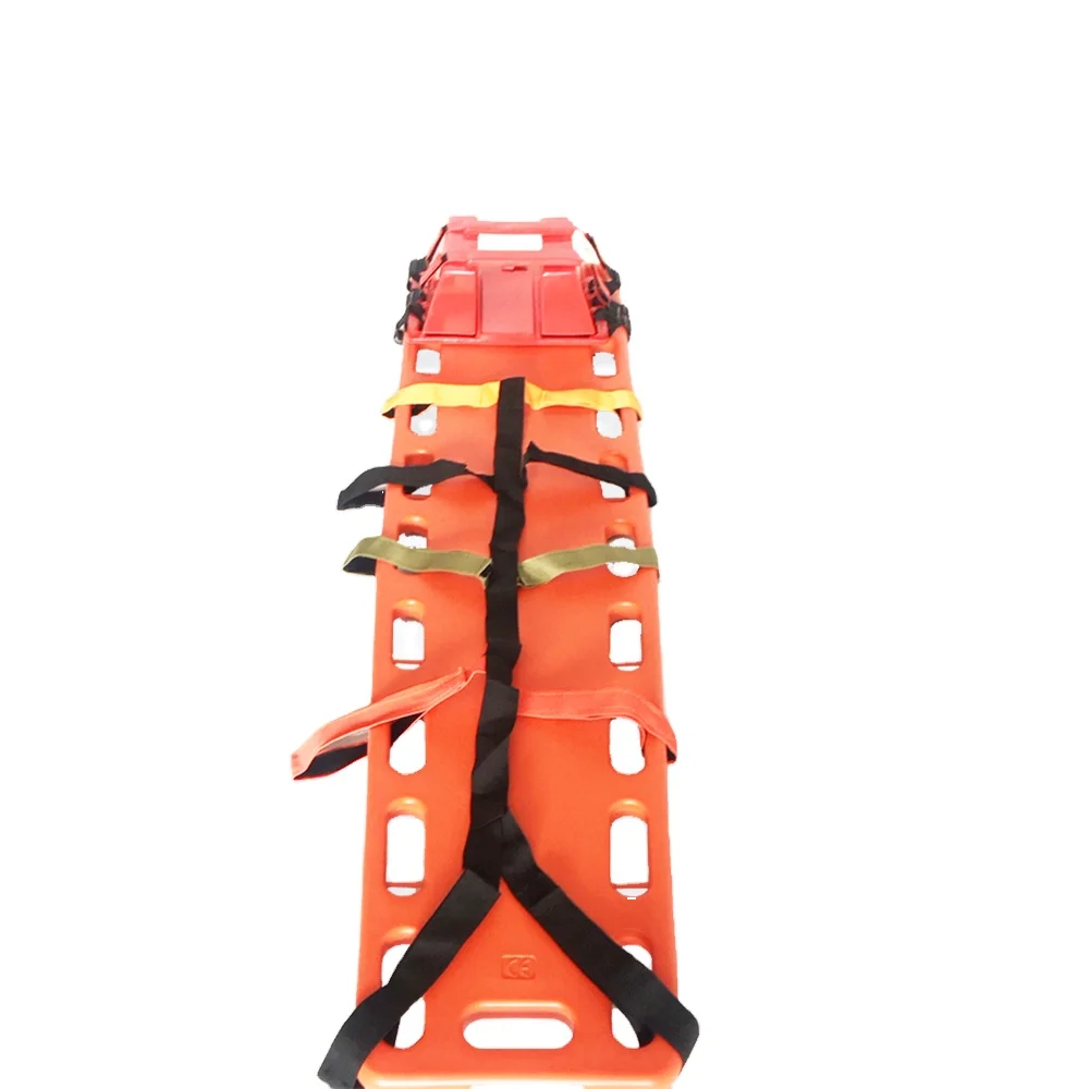 

Rescue Lightweight EMT PE Plastics Stretcher Long Spine Board Stretcher With Head Immobilizer