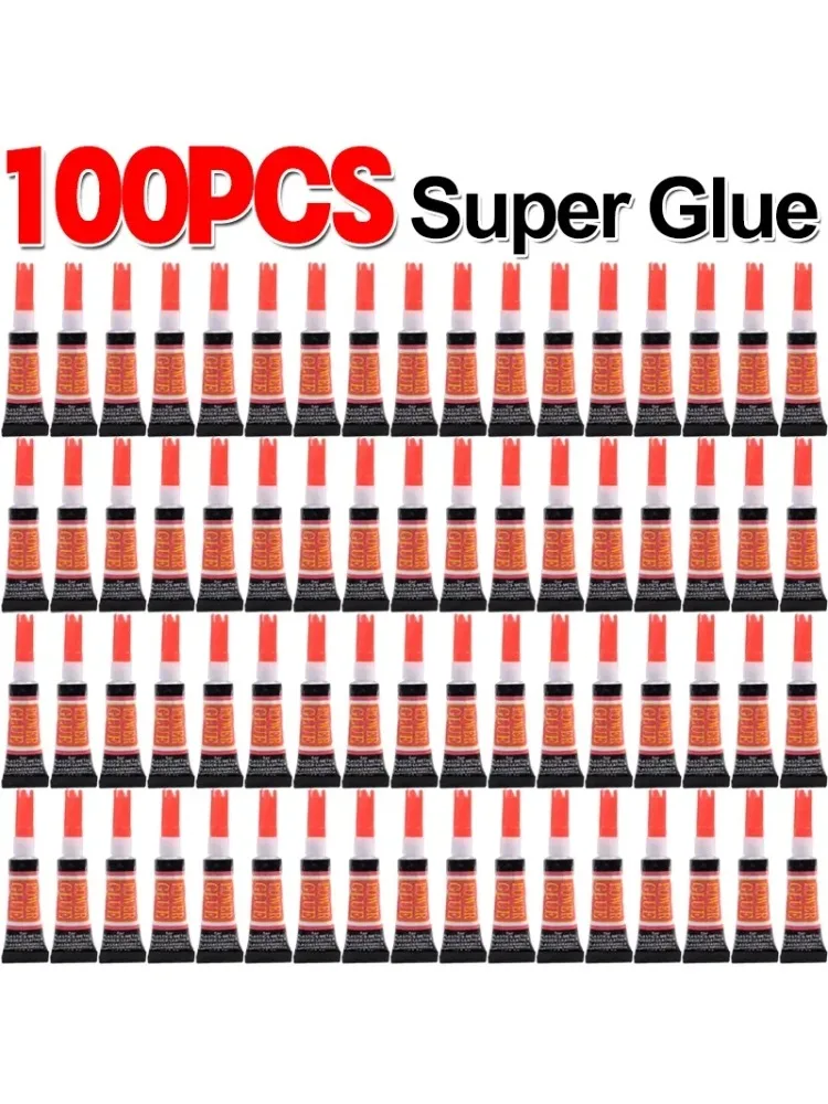 Flüssiger Superkleber für Holz, Gummi, Metall, Glas, Cyanacrylat-Klebstoff, Schreibwaren, Nagelgel, 502 Sofortkleber, Starke Bindung für Leder