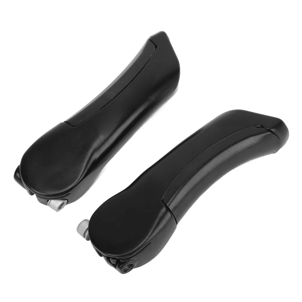 2Pcs Aluminum Alloy Bike Handlebar Ends Black Lightweight Bike Handle Bar Ends Ergonomic 22.2mm Bicycle Bar Ends