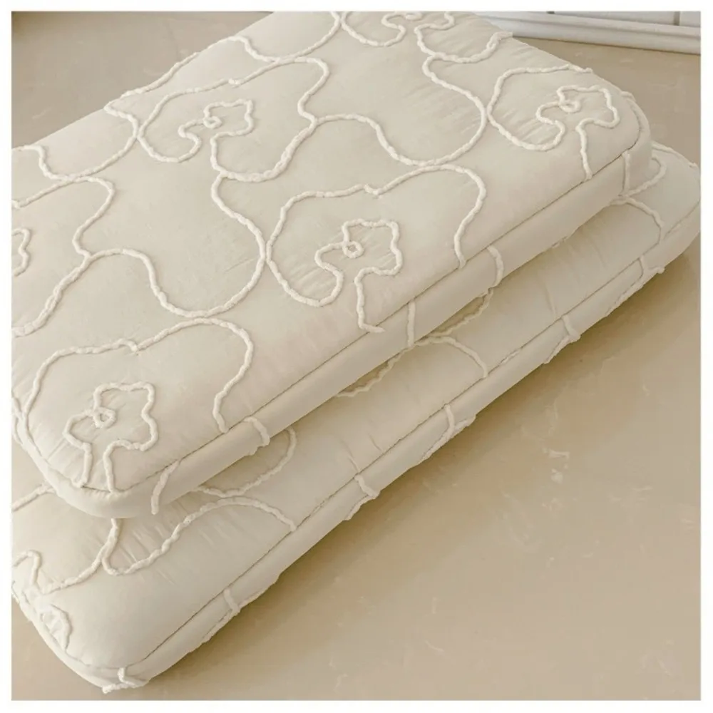 11/14 Inch Laptop Bag Embroidery Flower Shockproof Tablet Sleeve Case Large Capacity Soft for MacBook/iPad/DELL