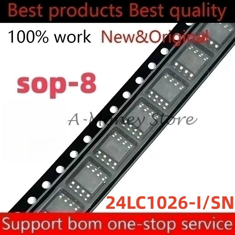 

(5-10pcs)24LC1026-I/SN 24LC1026ISN 24LC1026 sop-8