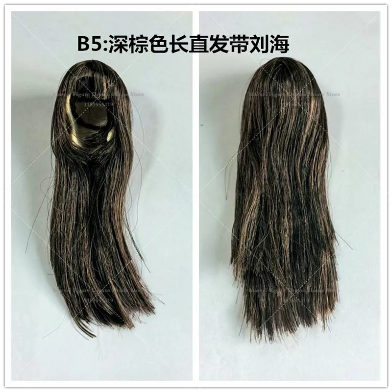 Haarabdeckung im Maßstab 1:6, austauschbare Perücke, Frisur, weibliches Zubehör für Gymtoys GACTOYS Superduck 12-Zoll-Actionfigur, Soldat