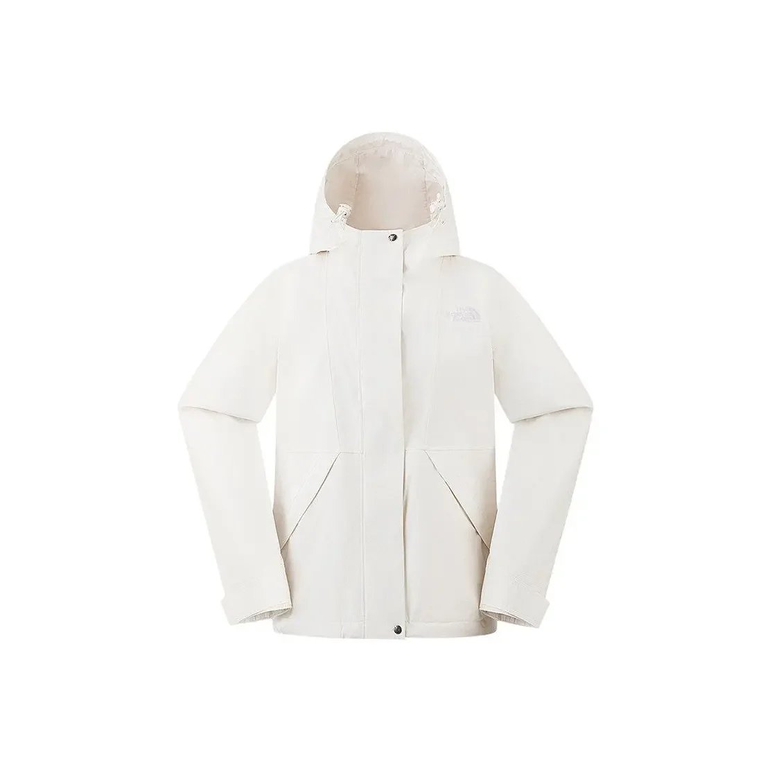 THE NORTH FACE REIGN ON Loose Hard Shell Zipper Hooded Long Sleeve Hiking Waterproof Windproof Jacket Women's NF0A8J6Y-QLI
