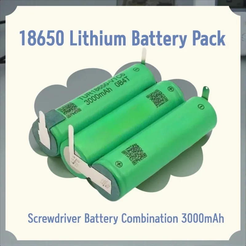 

18650 Lithium Battery Pack 3S 10.8V-12.6V Screwdriver Battery Combination 3000mAh