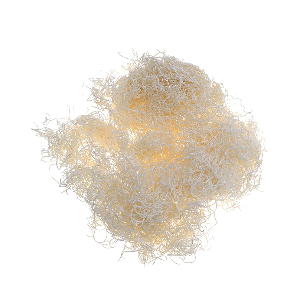 

1 Pack Pet Wood Wool Pad Crawler Aspen Wood Wool Cushion Bird Nest Pad Bird Supplies (50g/Pack) wool