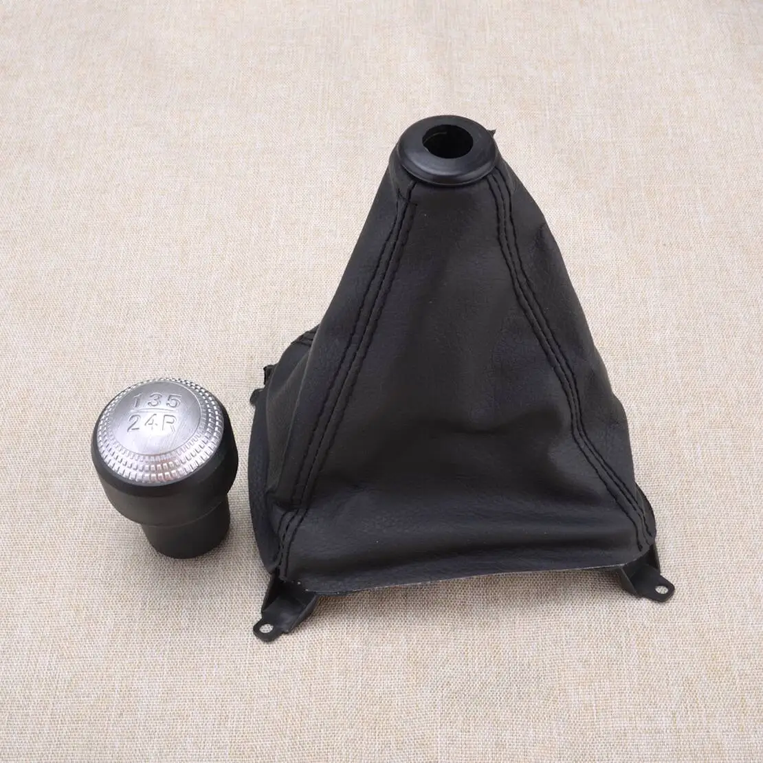 5 Speed Gear Shift Knob Boot Gaiter Kit 437112C100 846402E000 Fit for Hyundai Getz 2002-2007 Tucson 2004-2009