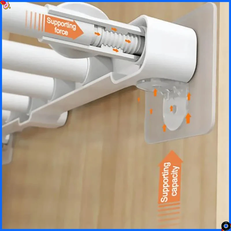 

new 4/10pcs Wardrobe Divider Brackets Non-Marking Sticky Kitchen Cabinet Divider Brackets Anti-Side Slip Layer Support Brackets