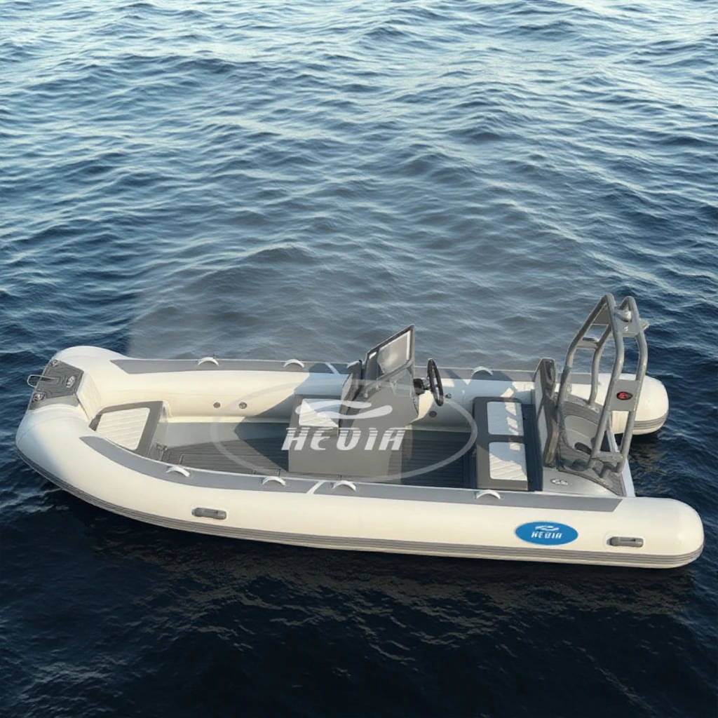 

China 16ft Welded Aluminium Boats Inflatable Boats For Fishing 8 People With Motor