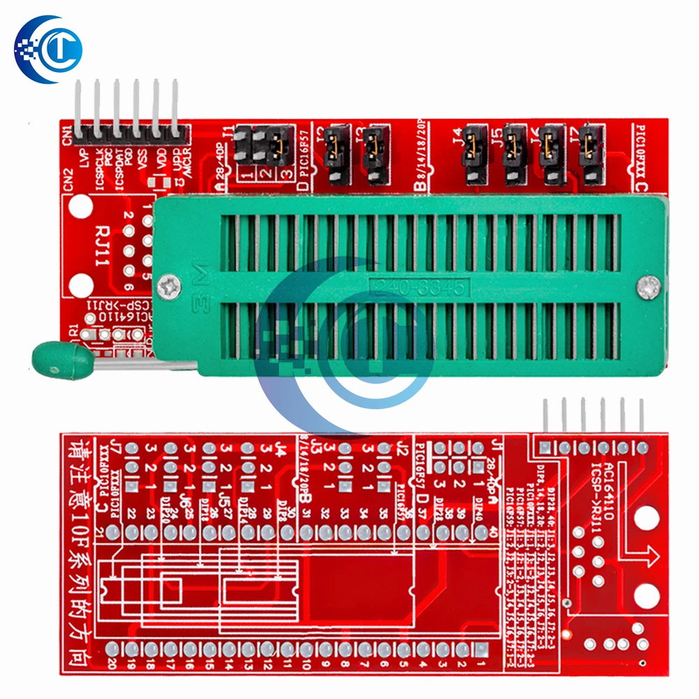 PIC ICD2 PICKit 2 PICKIT 3 Адаптер для программирования PICKIT 2 PICKIT 3 Универсальное сиденье для программатора