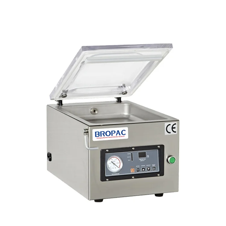 Bropack VM400TE Continuous Vacuum Sealing Machine, Vacuum Sealing Machine For Retort Pouch, Sealing Machine With Vacuum