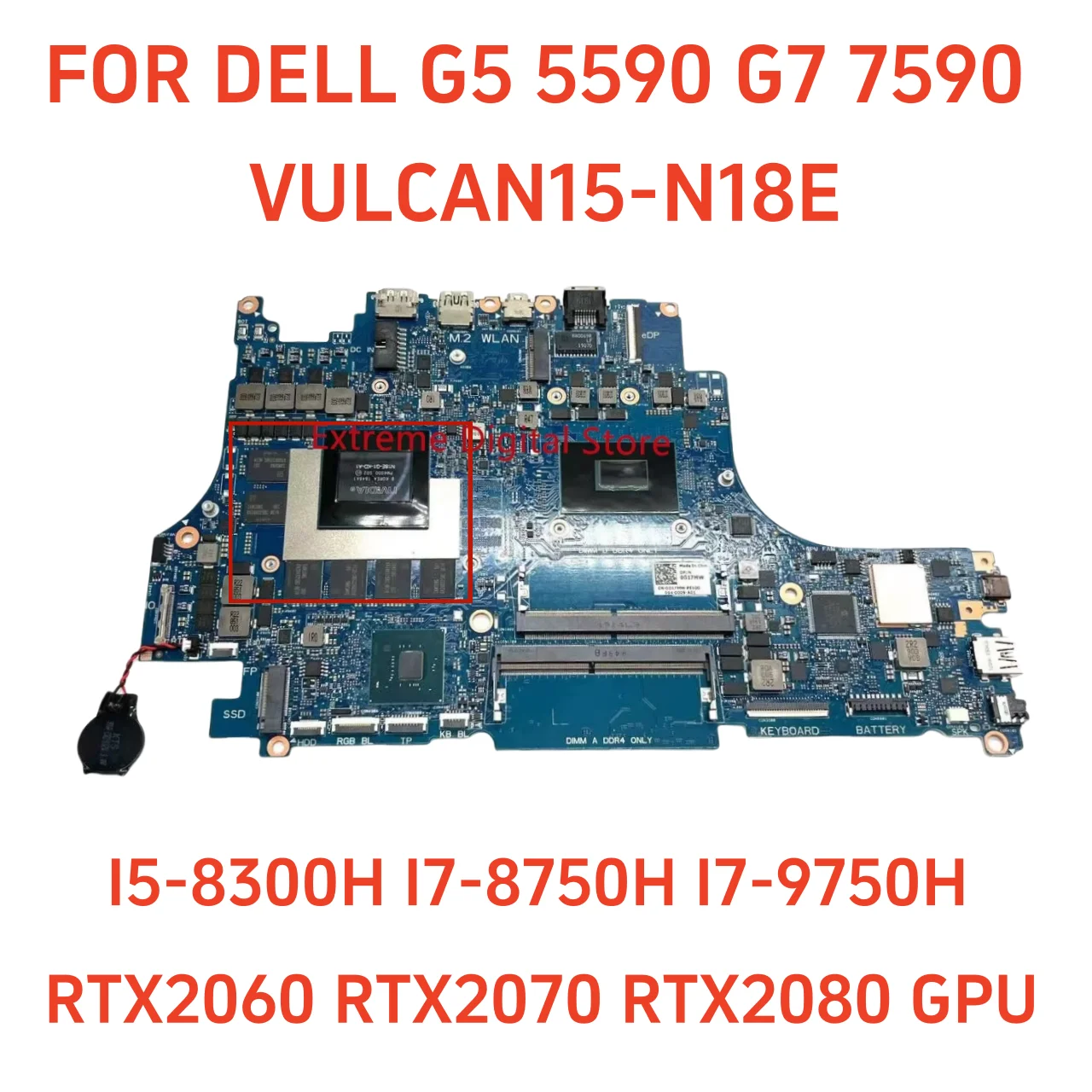 Dell G5 5590용 메인보드 VULCAN15-N18E 실사용 리뷰: 성능, 호환성, 설치 후기 전부 공개