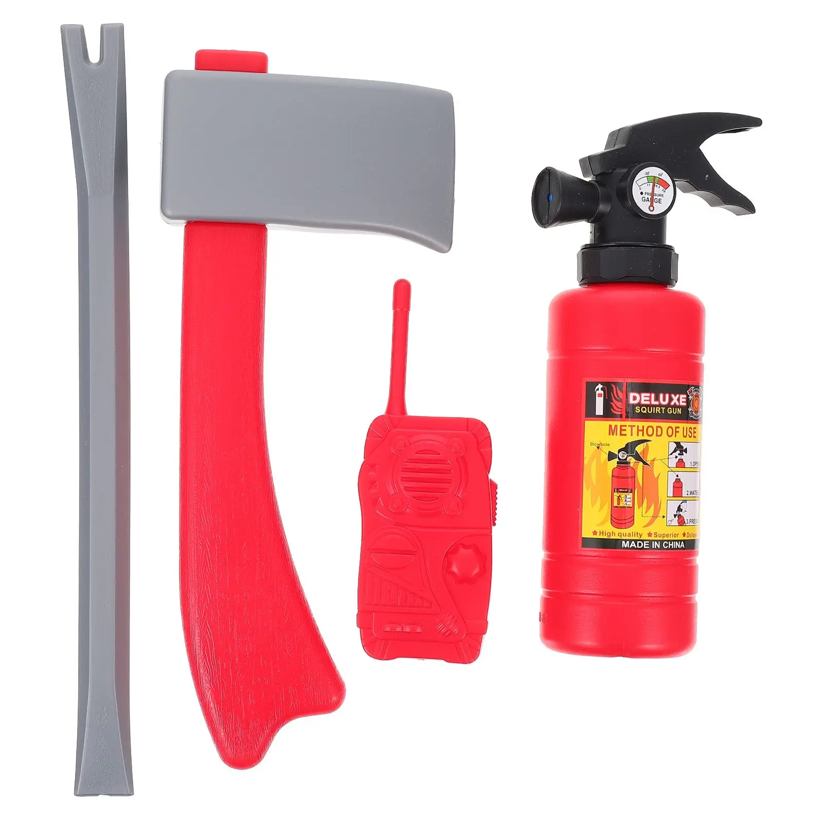 Pretend Fire Props Toys for Boys Simulation Extinguisher Firefighting Kids Role Play