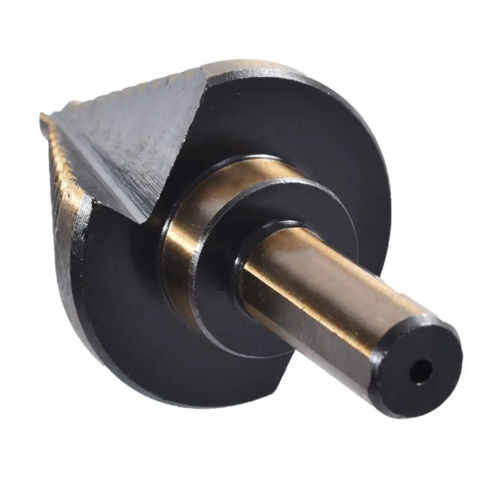 

5Pcs Durable 50 Sizes Step Drill Set Conical Carbide Triangle Drill Perforator Cobalt Titanium Spiral Cone Drill Tool Box