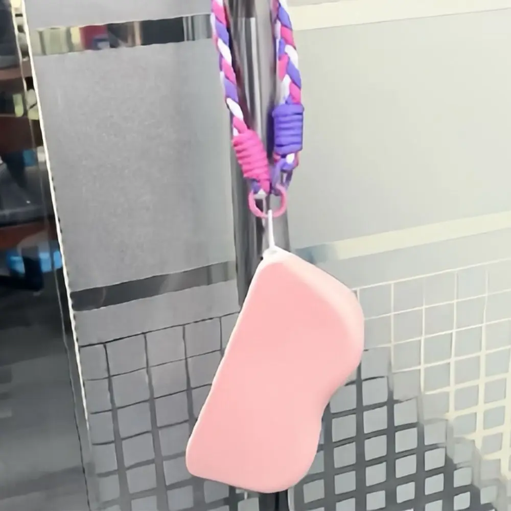 مقاوم للماء سيليكون نظارات حقيبة الغبار الكورية نمط نظارات حقيبة التخزين لون الحلوى مع الحبل حقيبة النظارات المحمولة الذكور