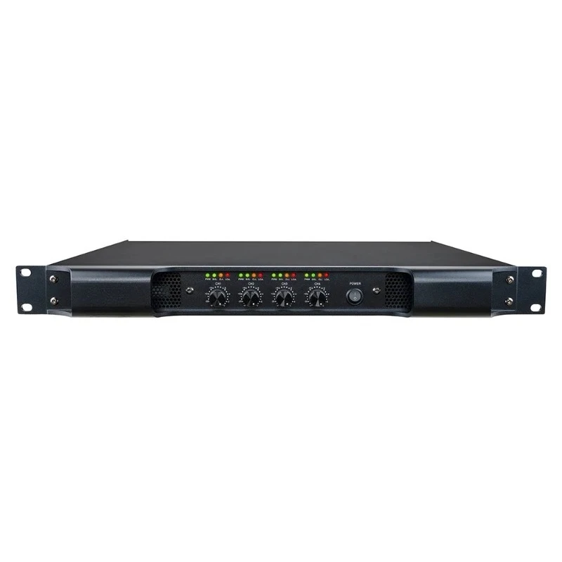 Pro‑CD4000 Professional Digital Power Amplifier, 4‑CH Class‑D 1200W*4 @4Ω Audio Amplification Device