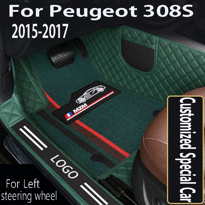 

Car Floor Mats For Peugeot 308s 2017 2016 2015 Auto Interiors Accessories Custom Carpets Car Styling Rug