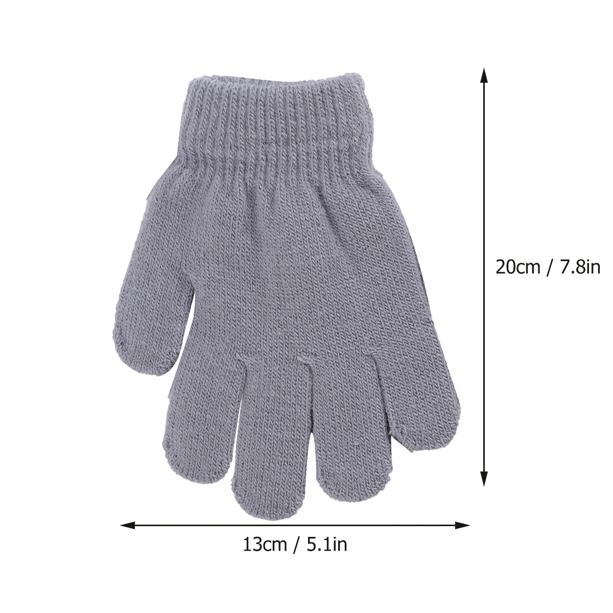 

6pcs 6 Pairs Winter Warm Gloves Colorful Kids Elastic Mittens Children Cold Protection Durable Soft Long Use Gloves