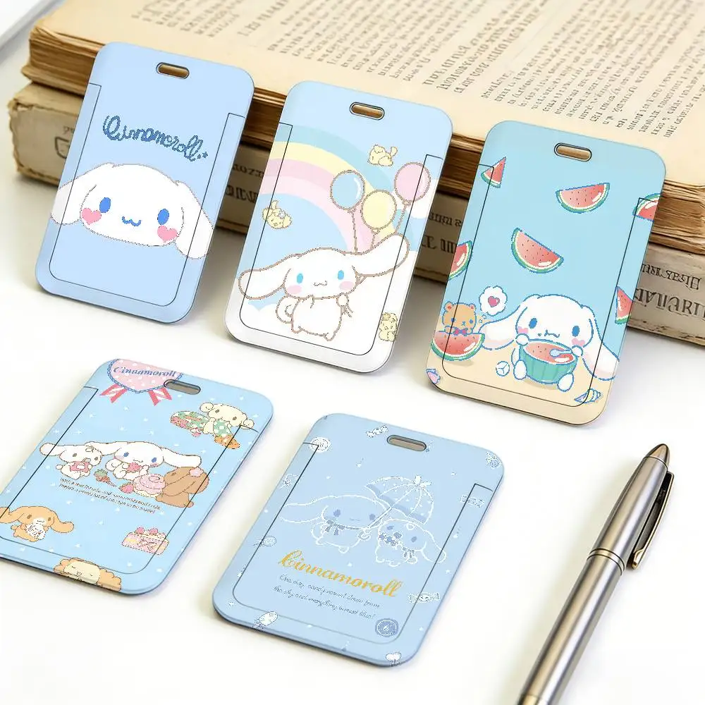 

Милый держатель для карт SRO C-Cinnamoroll с ремешком на шею, легкий, прочный, для рабочего пропуска, бейджа, офисного удостоверения, именной бирки