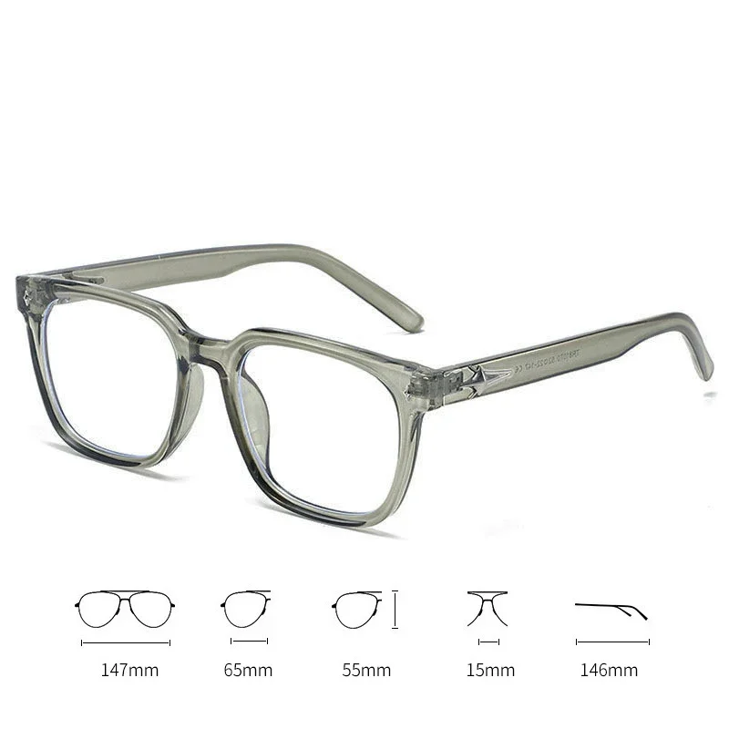 Ladies Myopia Glasses Luxury Anti Blue Light Computer Near Sight Eyeglasses Finished Prescription Minus Eyewear Diopter To -4.0