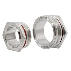 Bulkhead Compression Fitting Tri Clamp 1.5