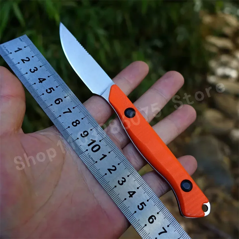 

Бестселлер BM 15500, компактный мини-нож EDC CPM-154, стальное лезвие, резино-пластиковая ручка, высокая твердость для самообороны на открытом воздухе