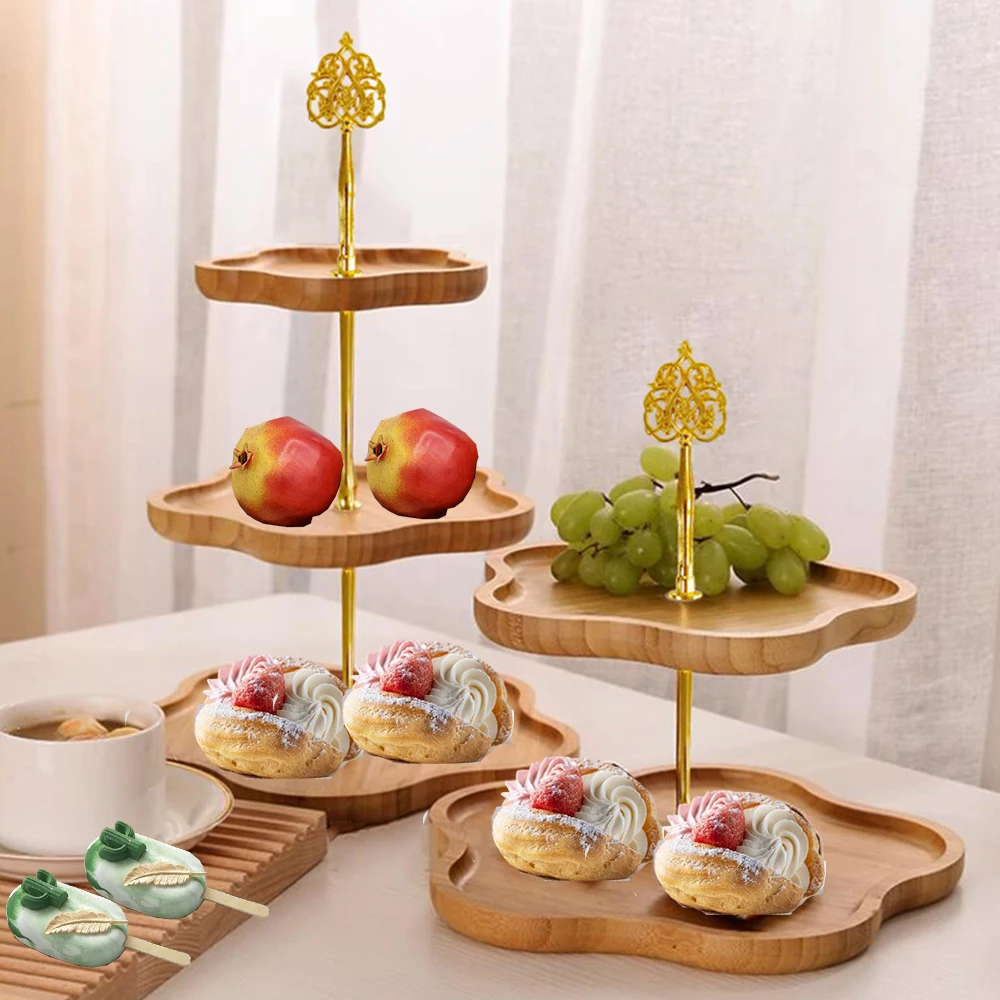 5Pcs/10Pcs/20Pcs Wedding Party decoration Tool Wedding Gold Accessory Metal 2/3 Tier Cake Stand Fittings rods