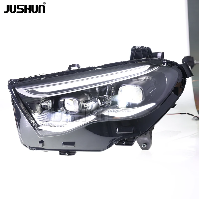 JUSHUN LED المصباح لمرسيدس بنز E-Class W214 2024-2025 الجبهة ضوء المصباح رئيس ضوء ترقية التوصيل والتشغيل #6