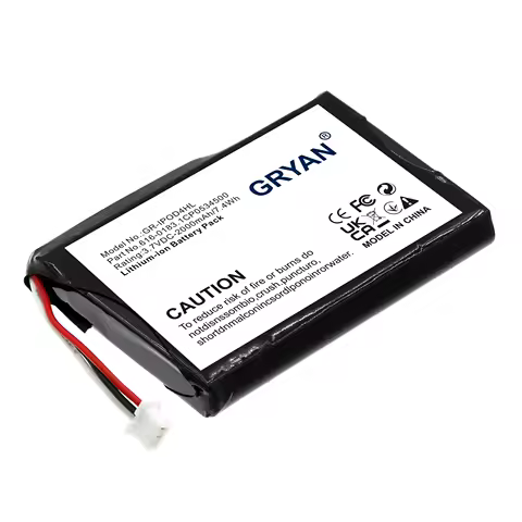 Gryan 616-0206 616-0183 Battery 2000mAh Replacement For iPod Classic 4th Gen / Photo U2 A1059 20 40GB Battery + Free Tools