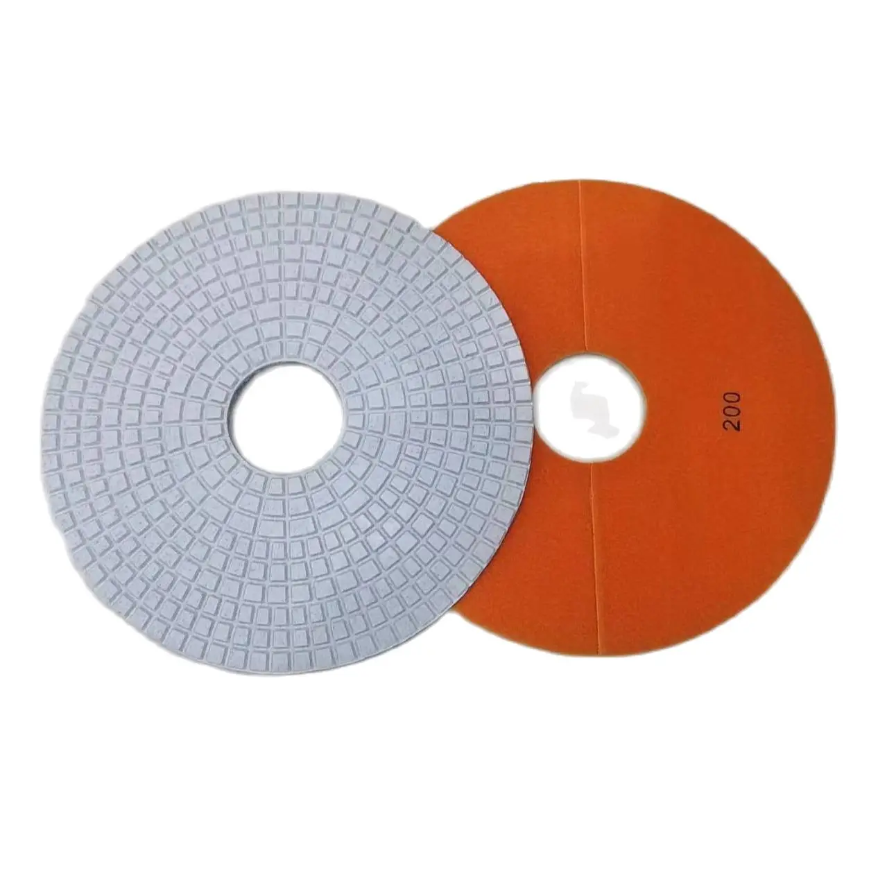 12 Inch 300mm Abrasive Diamond Polishing Pad White Flexible Wet Polishing Sheet Stone Concrete Marble Granite Grinding Disc