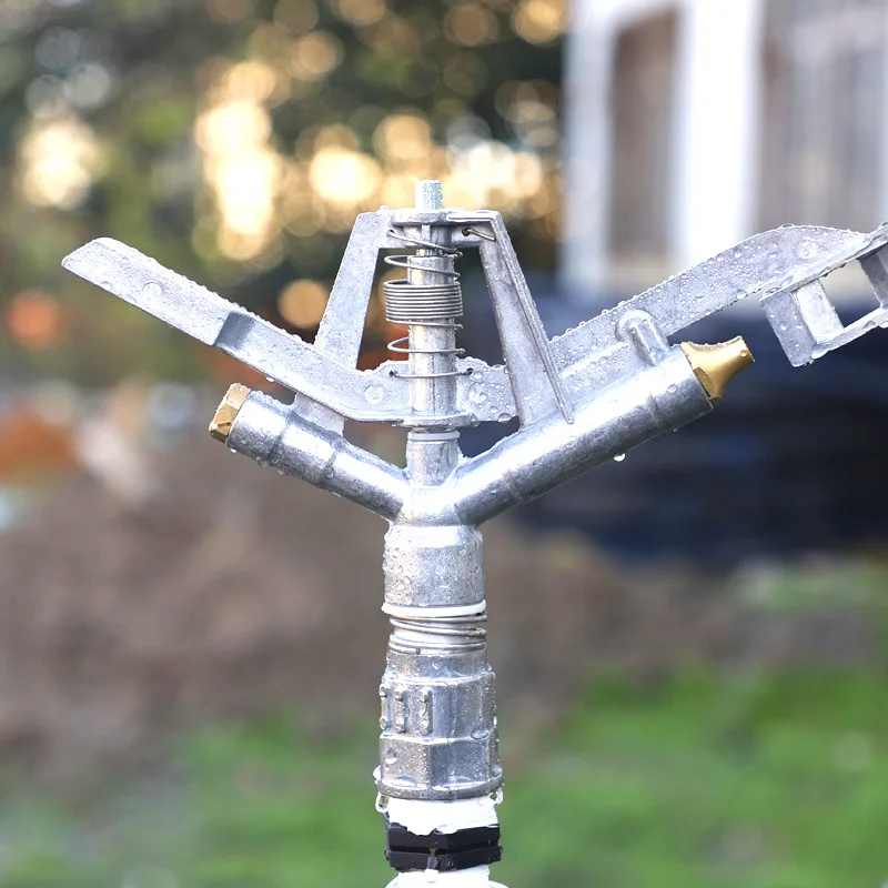 1 Inch Rocker Nozzle 360 Degrees Zinc Alloy Rotary Jet Nozzle Agricultural Garden Irrigation Sprinklers Female Thread Connector
