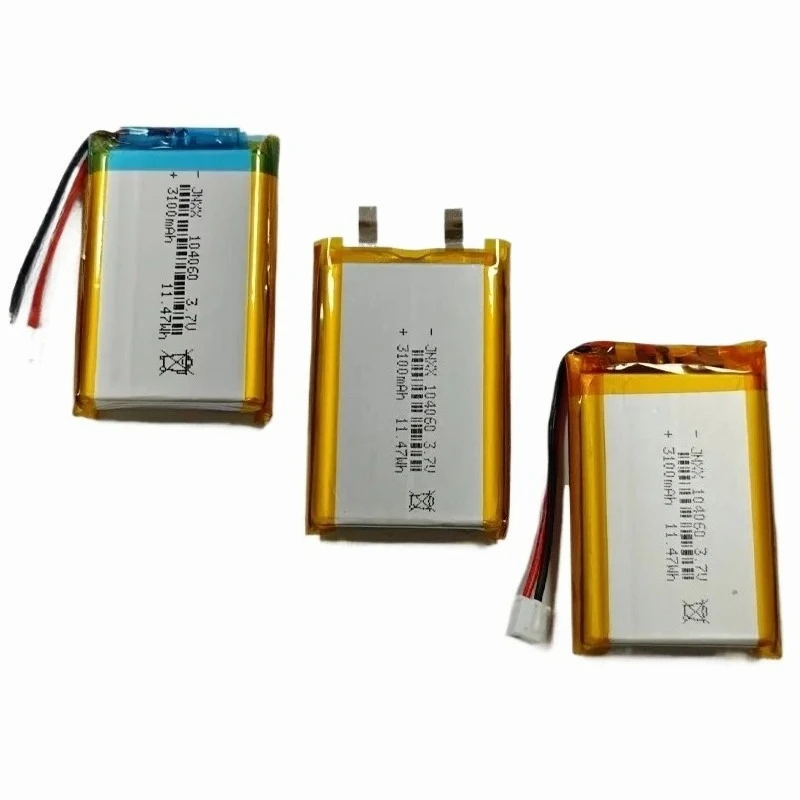104060 3100mAh 3.7V يبو بطارية بطارية ليثيوم قابلة للشحن 3.7 فولت ل PS4 مرطبات GPS والملاحة سمّاعات بلوتوث MP3 MP4